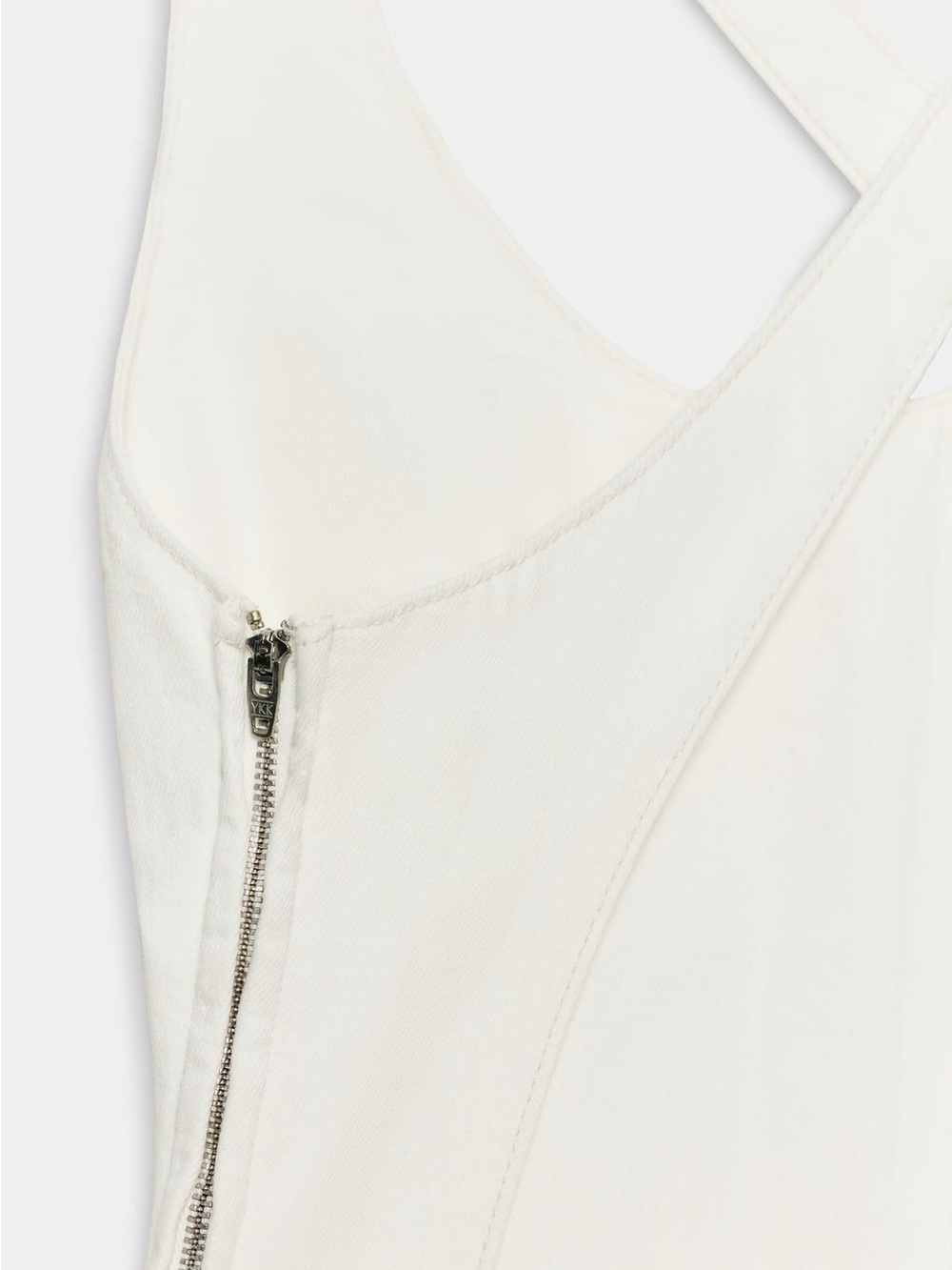 ZARA TRF DENIM STRAP JUMPSUIT size XL - Picture 6 of 13